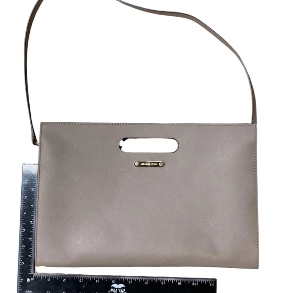 Michael Kors Gray Clutch with Handle Cutout - Picture 3 of 3